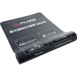 Pure2Improve Mata do ćwiczeń (182 X 61 X 0,4 cm) Czarna, PVC (Polichlorek winylu)