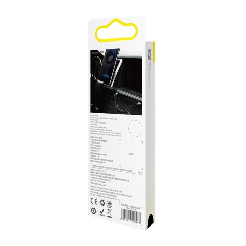 BA01 odbiornik dźwięku Bluetooth 5.0 kabel adapter audio AUX jack czarny BA01 odbiornik dźwięku Bluetooth 5.0 kabel adapter audio AUX jack czarny