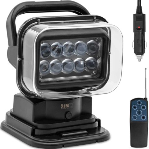 Reflektor lampa LED szperacz z magnetyczną podstawą i pilotem na samochód łódź 9-32 V 50 W Reflektor lampa LED szperacz z magnetyczną podstawą i pilotem na samochód łódź 9-32 V 50 W