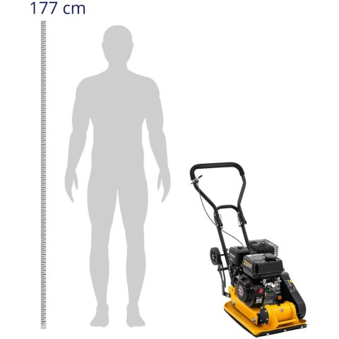 Zagęszczarka płytowa ubijak gruntu spalinowy 53 x 37 cm 4100 W 6.5 KM Zagęszczarka płytowa ubijak gruntu spalinowy 53 x 37 cm 4100 W 6.5 KM