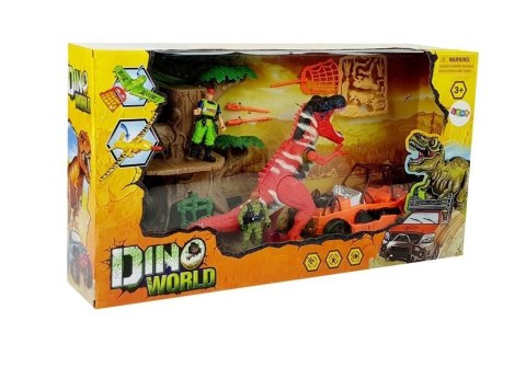 Świat Dinozaurów Zestaw Figurek Pojazd Buggy Drzewo Szkielety Dźwięk Świat Dinozaurów Zestaw Figurek Pojazd Buggy Drzewo Szkielety Dźwięk