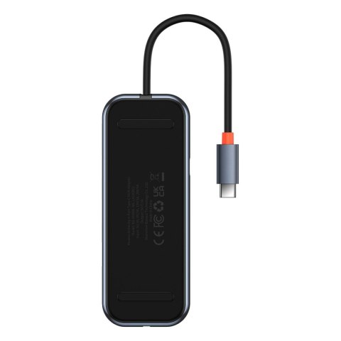 AcmeJoy HUB 4-portowy USB-C 3xUSB 3.0 ciemnoszary AcmeJoy HUB 4-portowy USB-C 3xUSB 3.0 ciemnoszary