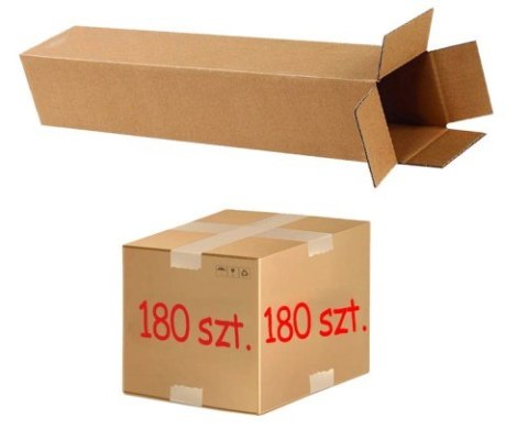 Tuba Kartonowa 80x80x320mm 3W 400g/m2 - 180 szt. Tuba Kartonowa 80x80x320mm 3W 400g/m2 - 180 szt.