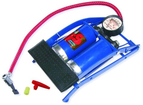 POMPKA NOŻNA Z MANOMETREM 2 CYLINDRY POMPKA NOŻNA Z MANOMETREM 2 CYLINDRY