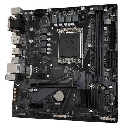 Gigabyte H610M S2H V2 DDR4 Rodzina procesorów Intel, Gniazdo procesora LGA1700, DDR4 DIMM, Gniazda pamięci 2, Obsługiwane interf Gigabyte H610M S2H V2 DDR4 Rodzina procesorów Intel, Gniazdo procesora LGA1700, DDR4 DIMM, Gniazda pamięci 2, Obsługiwane interf