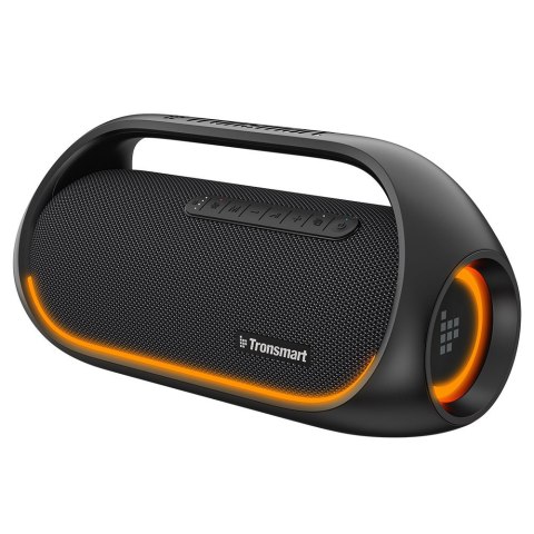Głośnik bezprzewodowy Bluetooth Bang wodoodporny 60W z funkcją Powerbank czarny Głośnik bezprzewodowy Bluetooth Bang wodoodporny 60W z funkcją Powerbank czarny