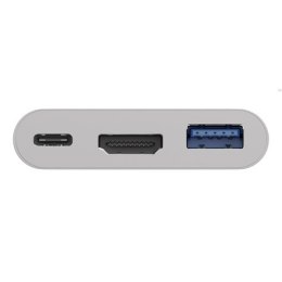 Goobay USB-C to HDMI/USB-C/USB-A 3.0 Multiport Adapter Biały