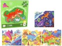 Puzzle 4 w 1 Dinozaur Jurassic Park