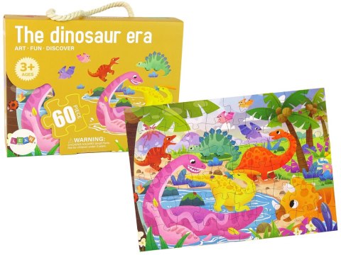 Puzzle Dla Dzieci Układanka Era Dinozaurów 60 elem. Puzzle Dla Dzieci Układanka Era Dinozaurów 60 elem.