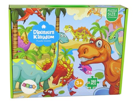 Puzzle Świat Dinozaurów 180 elementów Puzzle Świat Dinozaurów 180 elementów