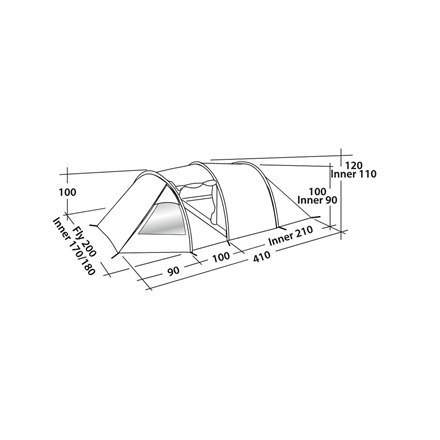 Easy Camp Tent Spirit 300 Rustic 3 osoba(y), zielony Easy Camp Tent Spirit 300 Rustic 3 osoba(y), zielony