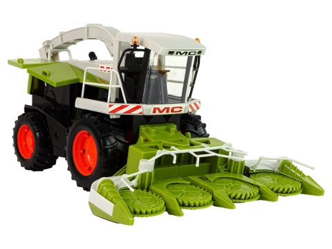 Zielony Kombajn Ruchome Części Duży MC 7166 Zielony Kombajn Ruchome Części Duży MC 7166