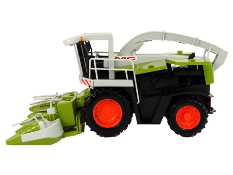 Zielony Kombajn Ruchome Części Duży MC 7166 Zielony Kombajn Ruchome Części Duży MC 7166