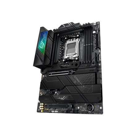 Asus ROG STRIX X670E-F GAMING WIFI Rodzina procesorów AMD, Gniazdo procesora AM5, DDR5 DIMM, Gniazda pamięci 4, Obsługiwane inte