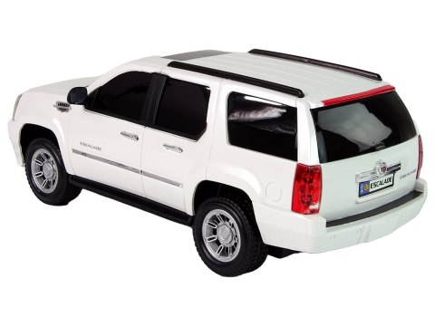 Auto Cadillac Escalade R/C Biały Światła Dźwięk 1:16 Auto Cadillac Escalade R/C Biały Światła Dźwięk 1:16