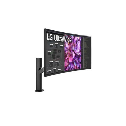 Zakrzywiony monitor LG z podstawką Ergo 38WQ88C-W 38", IPS, UHD, 3840 x 1600, 21:9, 5 ms, 300 cd/m², 60 Hz, porty HDMI ilość 2