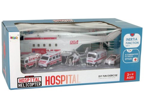Zestaw Pojazdów Szpital Pogotowie Ambulans Helikopter Ratunkowy Zestaw Pojazdów Szpital Pogotowie Ambulans Helikopter Ratunkowy