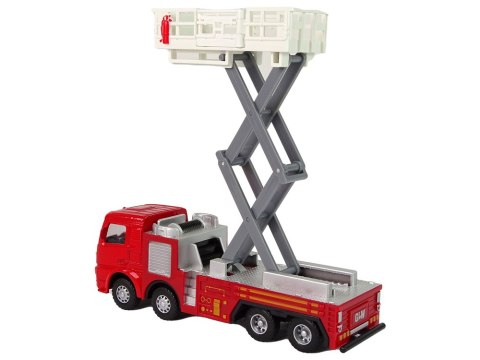 Auto Strażackie Napęd Frykcyjny Podnośnik 1:55 Auto Strażackie Napęd Frykcyjny Podnośnik 1:55