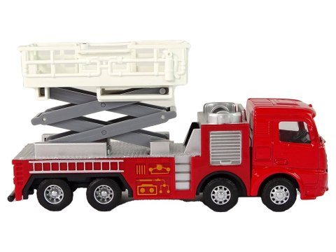 Auto Strażackie Napęd Frykcyjny Podnośnik 1:55 Auto Strażackie Napęd Frykcyjny Podnośnik 1:55