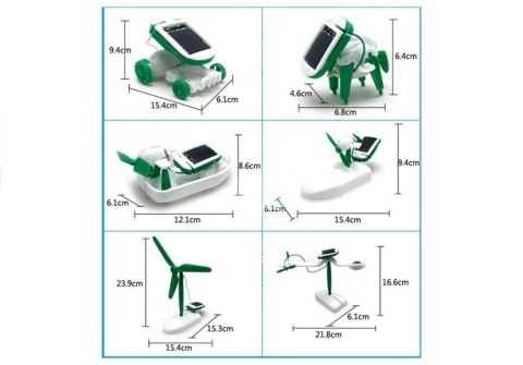 Edukacyjny Zestaw Robot Solarny 6 w 1 Edukacyjny Zestaw Robot Solarny 6 w 1