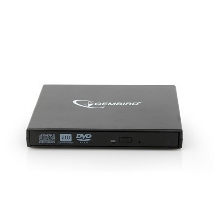 Gembird External USB DVD drive DVD-USB-02 Interface USB 2.0, DVD, CD read speed 24 x, CD write speed 24 x