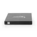 Gembird External USB DVD drive DVD-USB-02 Interface USB 2.0, DVD, CD read speed 24 x, CD write speed 24 x