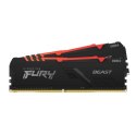 Kingston Fury Beast RGB 16 GB, DDR4, 2666 MHz, PC/server, Registered No, ECC No