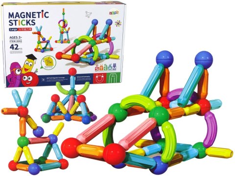 Klocki Magnetyczne Plastikowe Kolorowe Klocki Magnetyczne Plastikowe Kolorowe