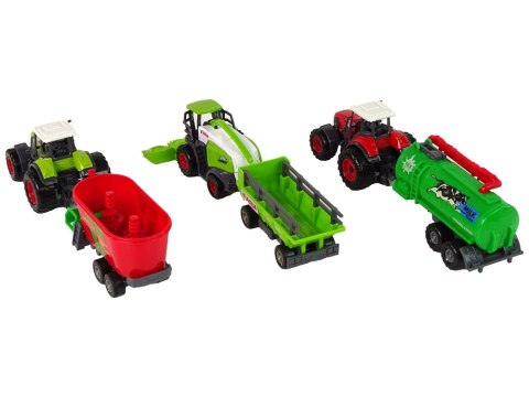 Zestaw Maszyn Rolniczych Traktor Kombajn Przyczepa Zestaw Maszyn Rolniczych Traktor Kombajn Przyczepa