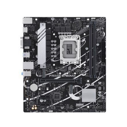 Asus PRIME B760M-K Rodzina procesorów Intel, Gniazdo procesora LGA1700, DDR5 DIMM, Gniazda pamięci 2, Obsługiwane interfejsy dys Asus PRIME B760M-K Rodzina procesorów Intel, Gniazdo procesora LGA1700, DDR5 DIMM, Gniazda pamięci 2, Obsługiwane interfejsy dys