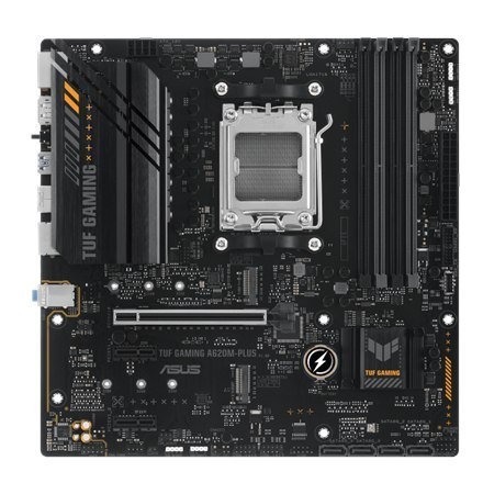 Asus TUF GAMING A620M-PLUS Rodzina procesorów AMD, Gniazdo procesora AM5, DDR5 DIMM, Gniazda pamięci 4, Obsługiwane interfejsy d Asus TUF GAMING A620M-PLUS Rodzina procesorów AMD, Gniazdo procesora AM5, DDR5 DIMM, Gniazda pamięci 4, Obsługiwane interfejsy d