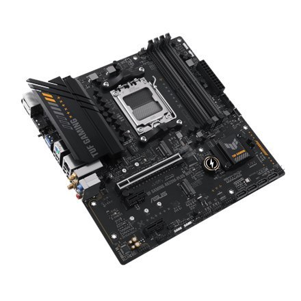 Asus TUF GAMING A620M-PLUS Rodzina procesorów WIFI AMD, Gniazdo procesora AM5, DDR5 DIMM, Gniazda pamięci 4, Obsługiwane interfe Asus TUF GAMING A620M-PLUS Rodzina procesorów WIFI AMD, Gniazdo procesora AM5, DDR5 DIMM, Gniazda pamięci 4, Obsługiwane interfe