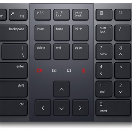 Bezprzewodowa klawiatura Dell Premier Collaboration KB900, międzynarodowa w USA, grafitowa Bezprzewodowa klawiatura Dell Premier Collaboration KB900, międzynarodowa w USA, grafitowa
