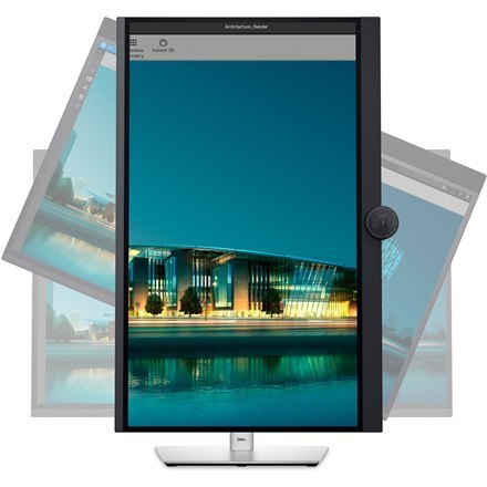Dell Monitor LCD UltraSharp U3224KBA 32", IPS, 6K, 6144 x 3456, 16:9, 5 ms, 450 cd/m², Srebrny/Czarny, Liczba portów HDMI 1, 60