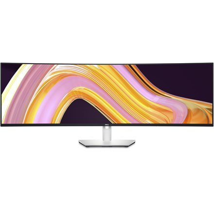 Dell Monitor LCD UltraSharp U4924DW 49", IPS, 5K Dual QHD, 5120 x 1440, 32:9, 5 ms, Srebrny/Czarny, Liczba portów HDMI 2, 60 Hz