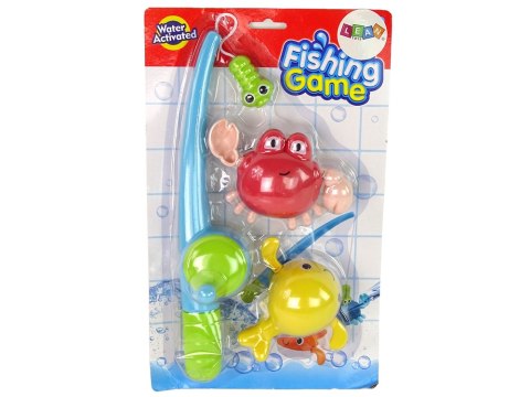 Zestaw Do Kąpieli Łowienie Rybek Wędka Nakręcany Krab Zestaw Do Kąpieli Łowienie Rybek Wędka Nakręcany Krab