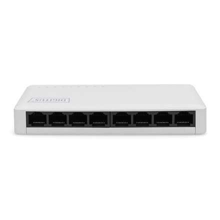 Digitus 8-portowy przełącznik Gigabit Ethernet DN-80064-1 10/100/1000 Mb/s (RJ-45), niezarządzalny, stacjonarny Digitus 8-portowy przełącznik Gigabit Ethernet DN-80064-1 10/100/1000 Mb/s (RJ-45), niezarządzalny, stacjonarny
