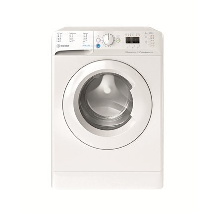 INDESIT Pralka BWSA 61294 W EU N Klasa efektywności energetycznej C, ładowanie od przodu, pojemność prania 6 kg, 1151 obr./min,
