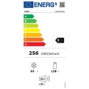 Lodówka Candy CHCS 514FW Klasa efektywności energetycznej F, wolnostojąca, kombi, wysokość 151 cm, pojemność netto lodówki 138 l