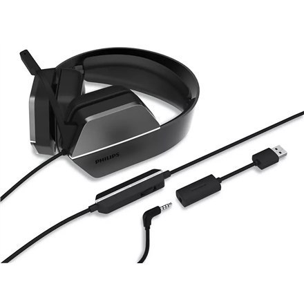 Philips 4000 Series Gaming Headset TAG4106BK/00 On-Ear, wbudowany mikrofon, czarny, przewodowy Philips 4000 Series Gaming Headset TAG4106BK/00 On-Ear, wbudowany mikrofon, czarny, przewodowy