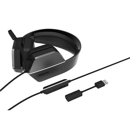 Philips 4000 Series Gaming Headset TAG4106BK/00 On-Ear, wbudowany mikrofon, czarny, przewodowy Philips 4000 Series Gaming Headset TAG4106BK/00 On-Ear, wbudowany mikrofon, czarny, przewodowy