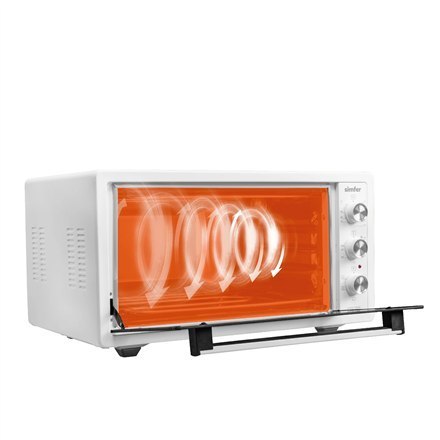 Piekarnik Simfer Midi M 4502 TURBO 45 l, elektryczny, mechaniczny, biały Piekarnik Simfer Midi M 4502 TURBO 45 l, elektryczny, mechaniczny, biały
