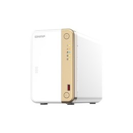 QNAP 2-Bay desktop NAS TS-262-4G N4505 2-rdzeniowy, częstotliwość procesora 2,9 GHz, 4 GB, 1x HDMI 2.0; 2 x M.2 2280 PCIe Gen 3