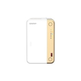 QNAP 2-Bay desktop NAS TS-262-4G N4505 2-rdzeniowy, częstotliwość procesora 2,9 GHz, 4 GB, 1x HDMI 2.0; 2 x M.2 2280 PCIe Gen 3