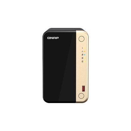 QNAP 2-Bay desktop NAS TS-264-8G N5095 4-rdzeniowy, częstotliwość procesora 2,9 GHz, 8 GB, 1x HDMI 2.0; 2 x M.2 2280 PCIe Gen 3