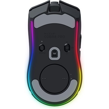 Razer Cobra Pro Gaming Mouse, oświetlenie LED RGB, optyczna, czarna, bezprzewodowa (2,4 GHz i Bluetooth), bezprzewodowa Razer Cobra Pro Gaming Mouse, oświetlenie LED RGB, optyczna, czarna, bezprzewodowa (2,4 GHz i Bluetooth), bezprzewodowa