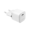 Stała ładowarka podróżna Mini USB-C Szybkie ładowanie, biała, 20 W