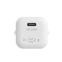 Stała ładowarka podróżna Mini USB-C Szybkie ładowanie, biała, 20 W