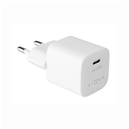 Stała ładowarka podróżna Mini USB-C Szybkie ładowanie, biała, 30 W Stała ładowarka podróżna Mini USB-C Szybkie ładowanie, biała, 30 W