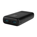 Stały Power Bank Zen 20000 mAh, Czarny